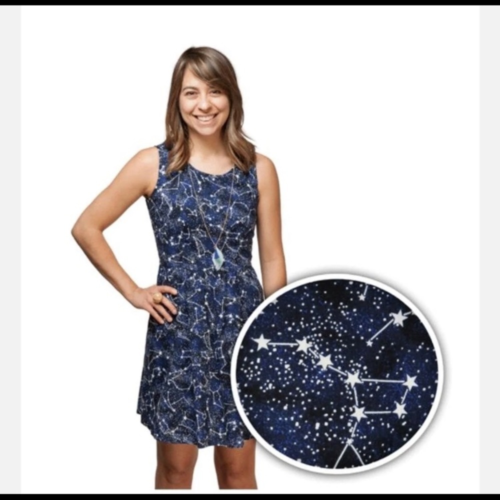 ModCloth glow in the dark constellation dress